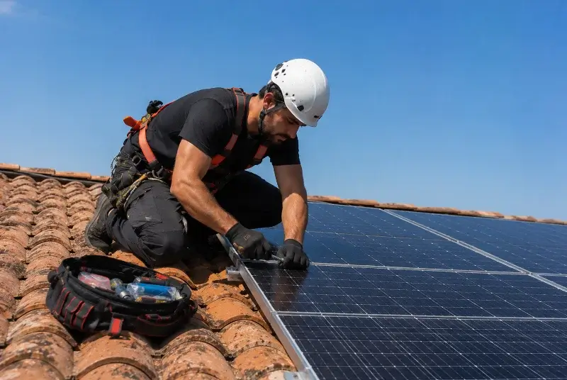 Maintenance et monitoring de panneaux solaires à Moncoutant-sur-Sèvre